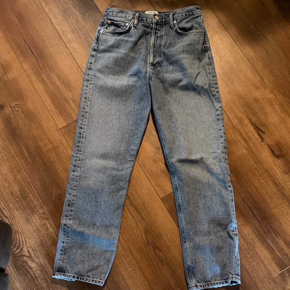 Agolde High Rise Blue Jeans